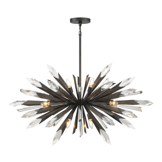 Metropolitan Elsa 12 Light 42" Wide Crystal Pendant