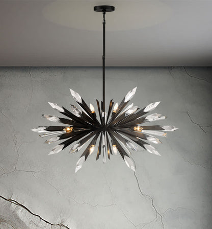 Elsa 12 Light 42" Wide Crystal Pendant