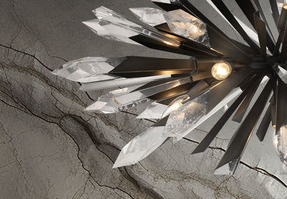 Elsa 12 Light 42" Wide Crystal Pendant