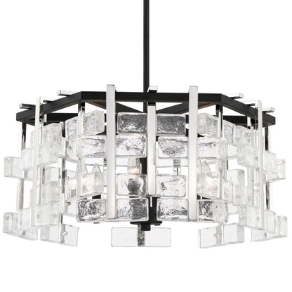Metropolitan Painesdale 6 Light 28" Wide Abstract Chandelier