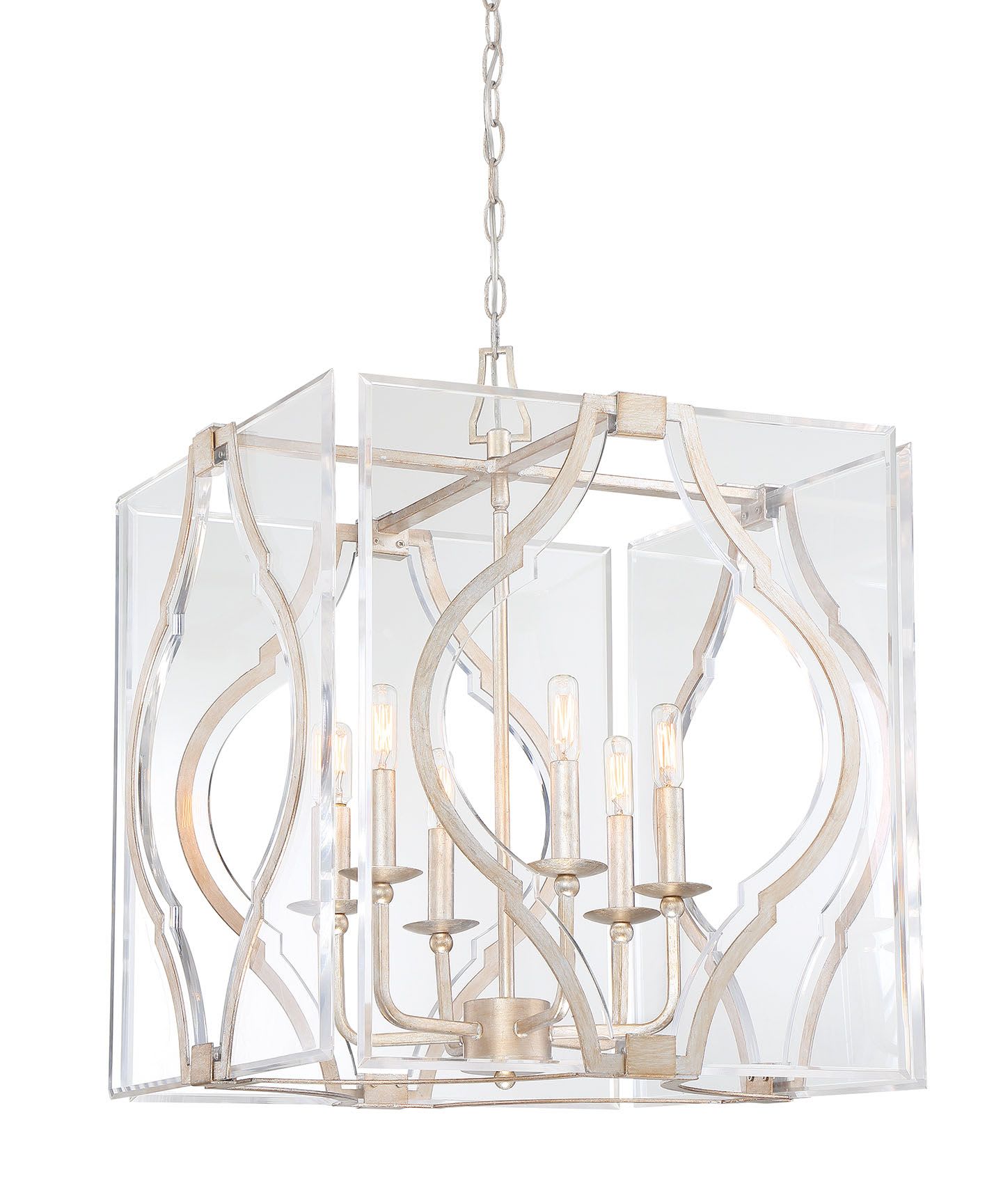 Brenton Cove 6 Light 20" Wide Taper Candle Pendant
