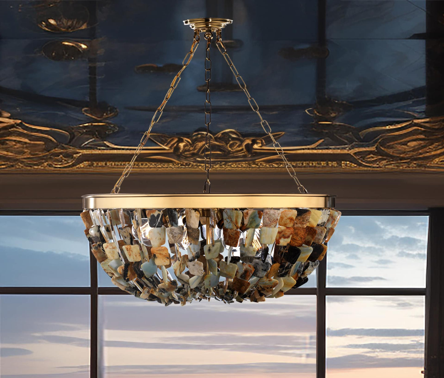 Flotsam 8 Light 30" Wide Pendant