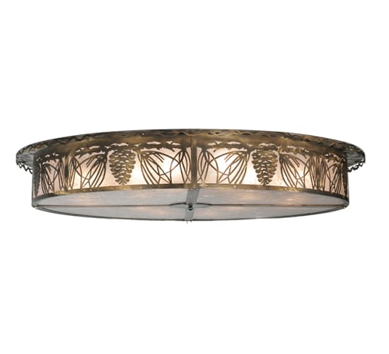Mountain Pine 12 Light 72" Wide Semi-Flush Drum Ceiling Fixture