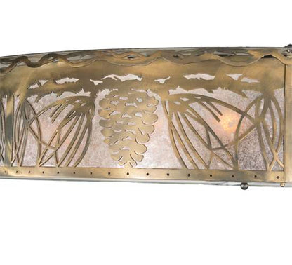 Mountain Pine 12 Light 72" Wide Semi-Flush Drum Ceiling Fixture