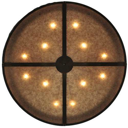 Mountain Pine 12 Light 72" Wide Semi-Flush Drum Ceiling Fixture