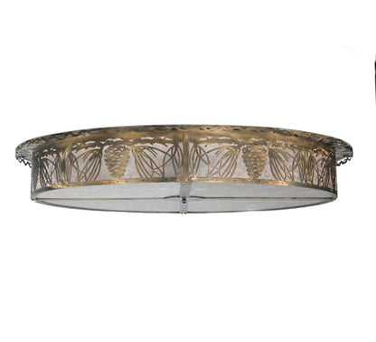 Mountain Pine 12 Light 72" Wide Semi-Flush Drum Ceiling Fixture