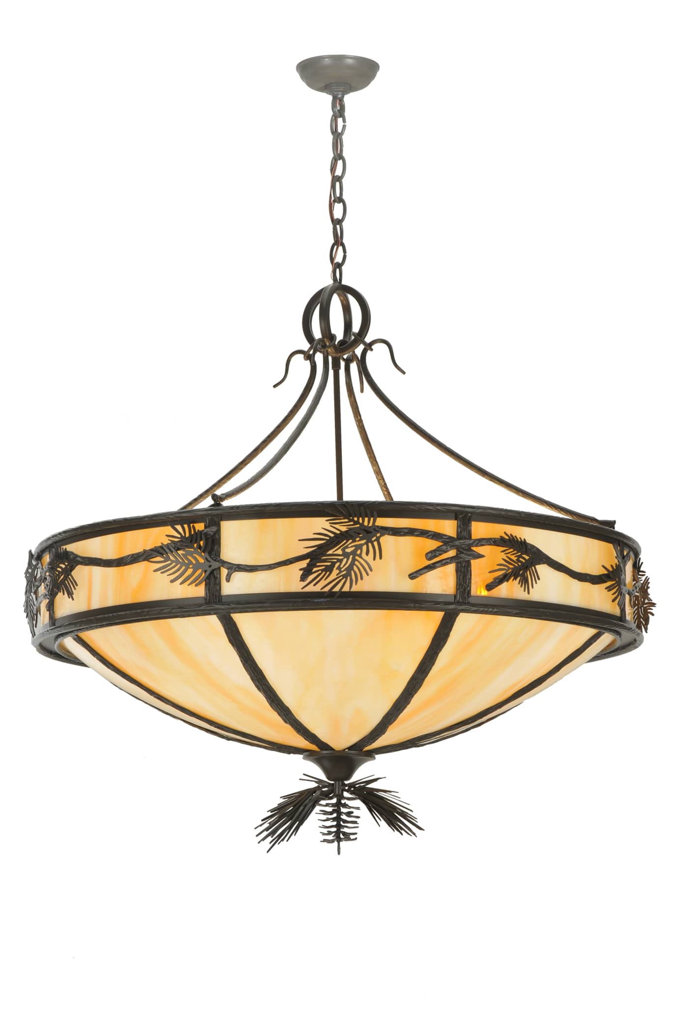 37" W Lone Pine Inverted Pendant
