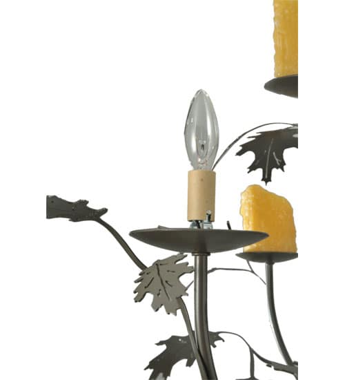 Diamond and Jewel 9 Light 63" Wide Pillar Candle Style Chandelier