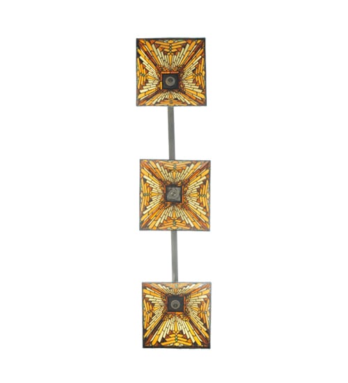 Mission 3 Light 14" Wide Linear Pendant