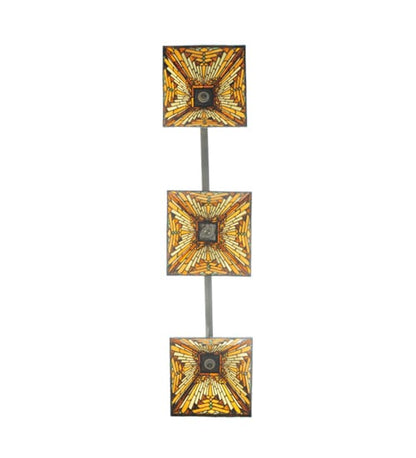 Mission 3 Light 14" Wide Linear Pendant