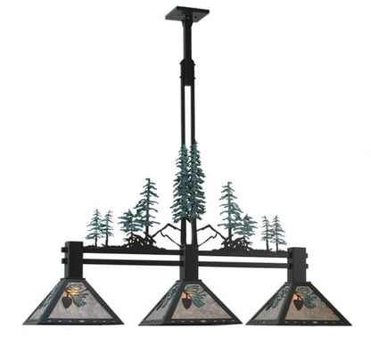 Tall Pines 3 Light 12" Wide Linear Pendant