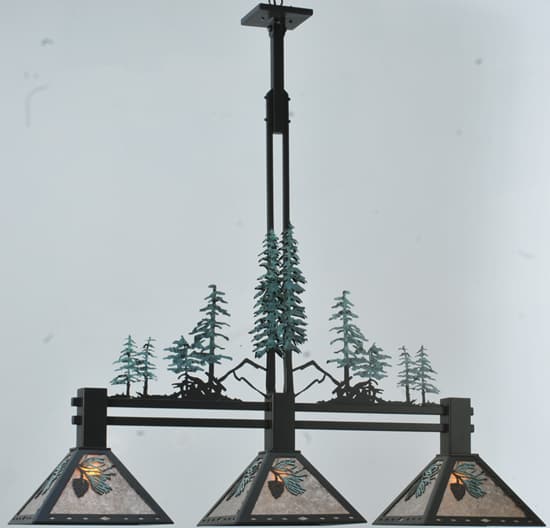 Tall Pines 3 Light 12" Wide Linear Pendant