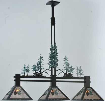 Tall Pines 3 Light 12" Wide Linear Pendant