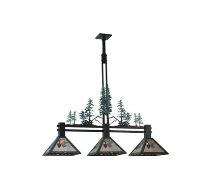 Tall Pines 3 Light 12" Wide Linear Pendant