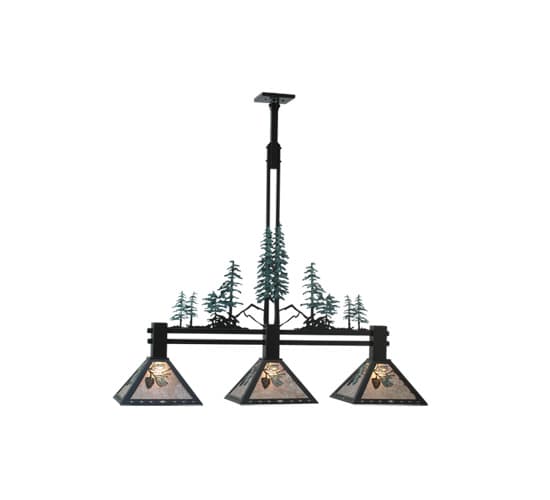 Tall Pines 3 Light 12" Wide Linear Pendant