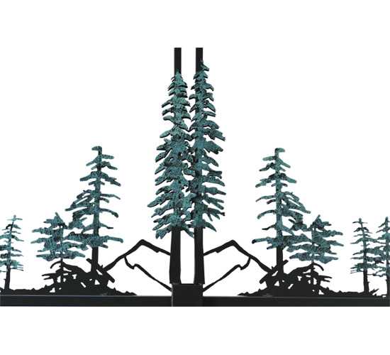 Tall Pines 3 Light 12" Wide Linear Pendant