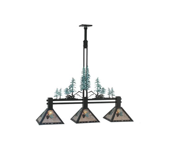 Tall Pines 3 Light 12" Wide Linear Pendant