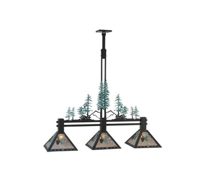 Tall Pines 3 Light 12" Wide Linear Pendant