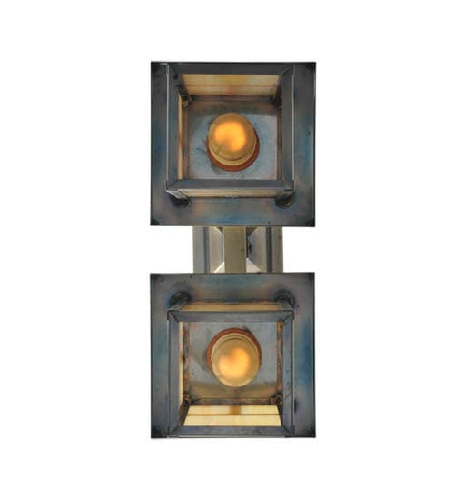 Hyde Park T Mission 2 Light 16" Wide Semi-Flush Linear Ceiling Fixture
