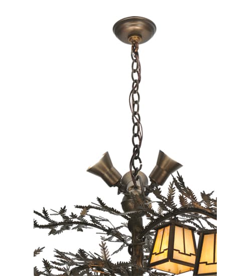 Pine Branch Valley View 15 Light 52" Wide Chandelier