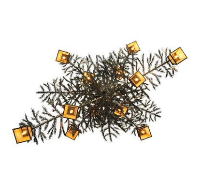 Pine Branch Valley View 15 Light 52" Wide Chandelier