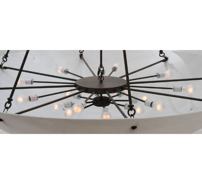 Madison 16 Light 69" Wide Semi-Flush Bowl Ceiling Fixture
