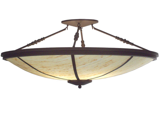45.5" W Commerce Semi-Flushmount Ceiling Fixture