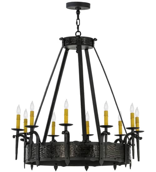 Costello 10 Light 35" Wide Taper Candle Style Chandelier