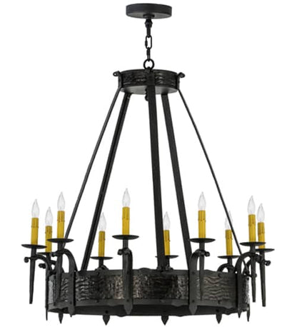 Costello 10 Light 35" Wide Taper Candle Style Chandelier