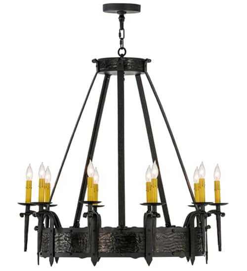Costello 10 Light 35" Wide Taper Candle Style Chandelier
