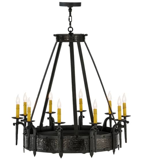 Costello 10 Light 35" Wide Taper Candle Style Chandelier