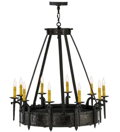 Costello 10 Light 35" Wide Taper Candle Style Chandelier