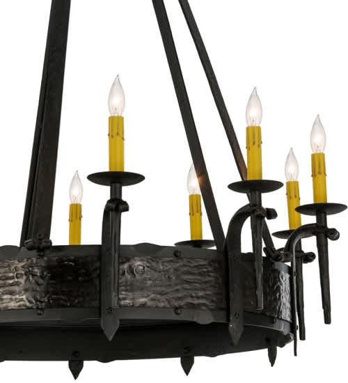 Costello 10 Light 35" Wide Taper Candle Style Chandelier