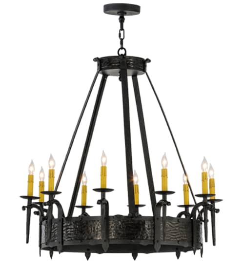 Costello 10 Light 35" Wide Taper Candle Style Chandelier