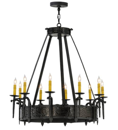 Costello 10 Light 35" Wide Taper Candle Style Chandelier