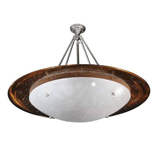 Metro Fusion 6 Light 42" Wide Semi-Flush Bowl Ceiling Fixture