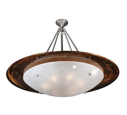 Metro Fusion 6 Light 42" Wide Semi-Flush Bowl Ceiling Fixture