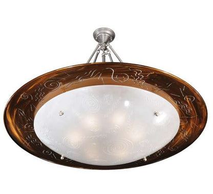 Metro Fusion 6 Light 42" Wide Semi-Flush Bowl Ceiling Fixture