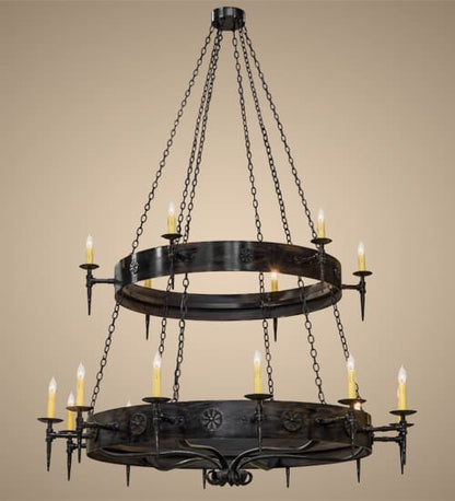 Warwick 18 Light 72" Wide Taper Candle Style Chandelier