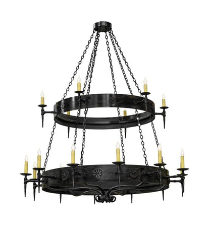 Warwick 18 Light 72" Wide Taper Candle Style Chandelier