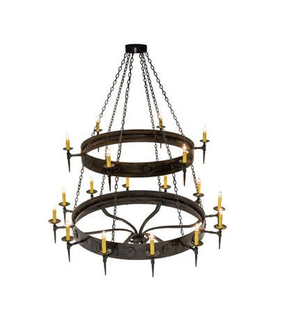 Warwick 18 Light 72" Wide Taper Candle Style Chandelier