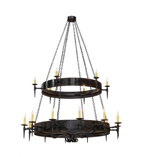 Warwick 18 Light 72" Wide Taper Candle Style Chandelier