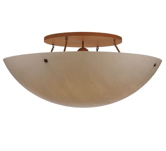 Artesia 8 Light 48" Wide Semi-Flush Bowl Ceiling Fixture - Earth Finish