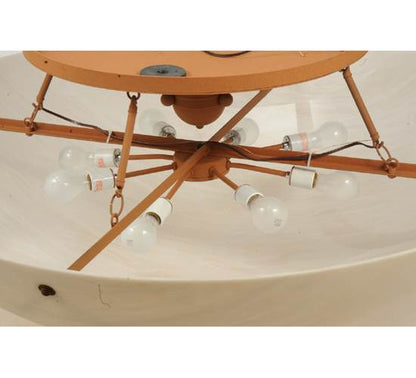 Artesia 8 Light 48" Wide Semi-Flush Bowl Ceiling Fixture - Earth Finish