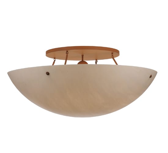 Artesia 8 Light 48" Wide Semi-Flush Bowl Ceiling Fixture - Earth Finish