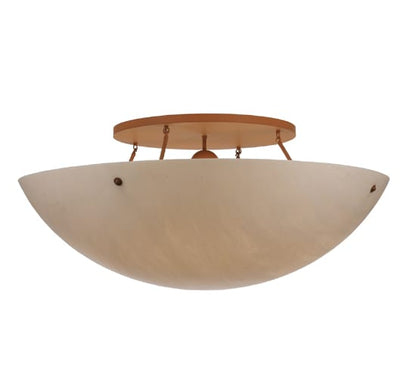 Artesia 8 Light 48" Wide Semi-Flush Bowl Ceiling Fixture - Earth Finish