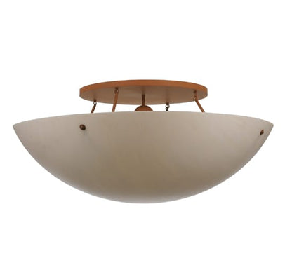 Artesia 8 Light 48" Wide Semi-Flush Bowl Ceiling Fixture - Earth Finish
