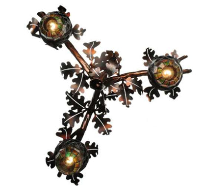 Acorn Branch 3 Light 40" Wide Chandelier