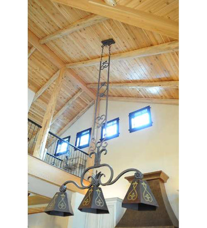 DaCapa 3 Light 14" Wide Linear Pendant
