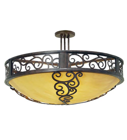 Lilliana 3 Light 28" Wide Semi-Flush Bowl Ceiling Fixture